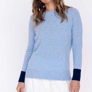 Pura Cashmere • Cashmere Contrast Crew